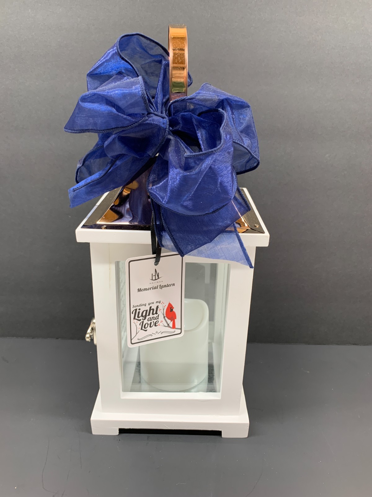 Memorial Lantern Battery Operated Candle