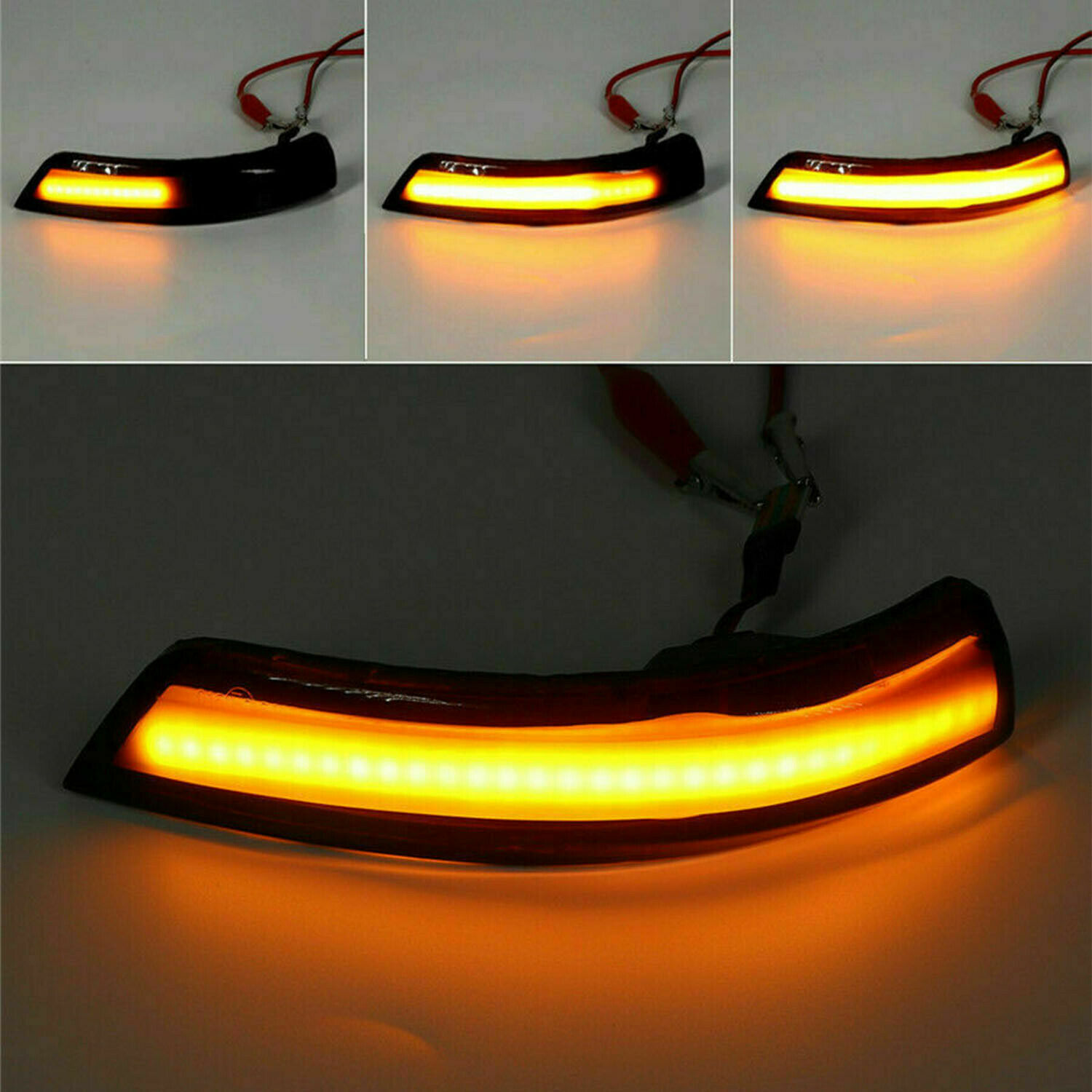 Sequential LED Side Mirror Turn Signal Light For 2012-2018 Ford Escape Focus