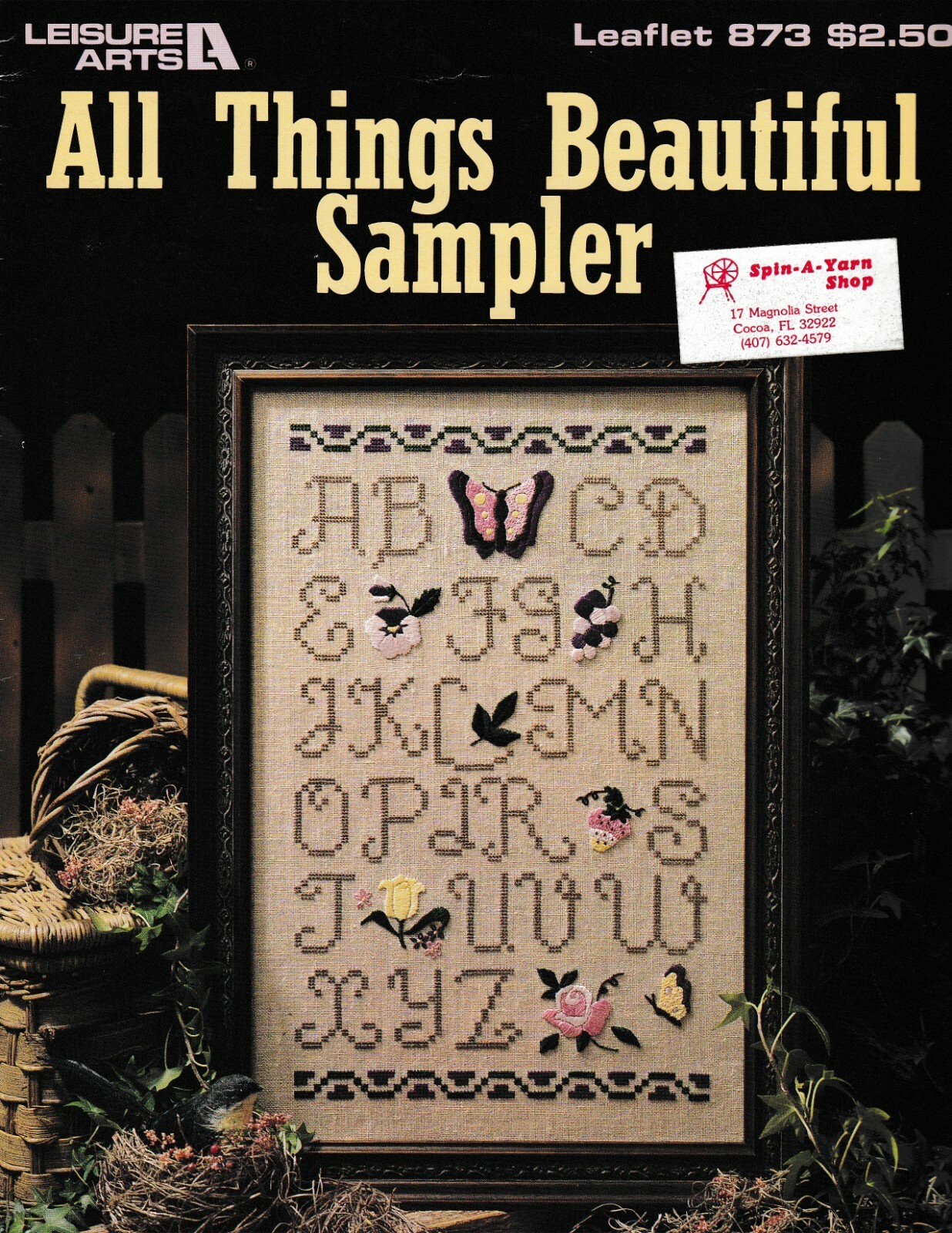 All Things Beautiful Sampler Cross Stitch | Leisure Arts 873