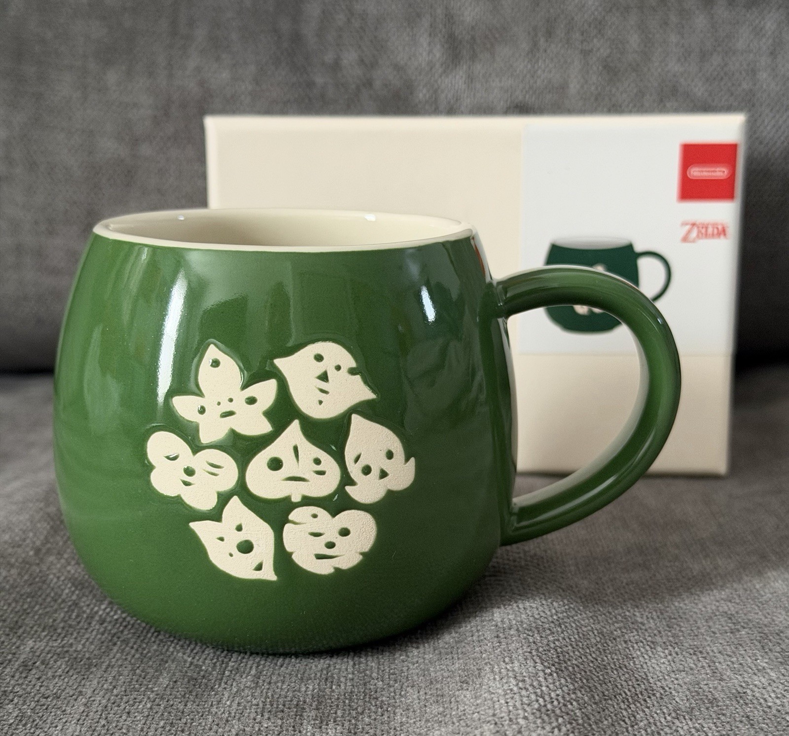 Nintendo NY Legend of Zelda Korok Mug Cup NWT Link Ocarina of Time
