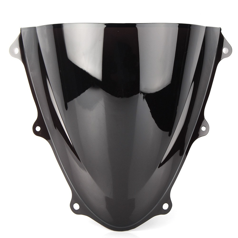 Black Windshield Windscreen Double Bubble For Suzuki GSXR600/750 2011-2022 K11