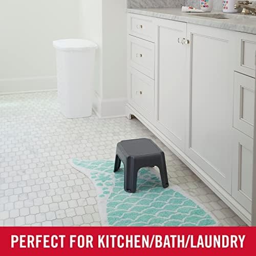 Rubbermaid One-Step Stool Bisque Holds up to 200 1 ct (Pack of 1), Gray