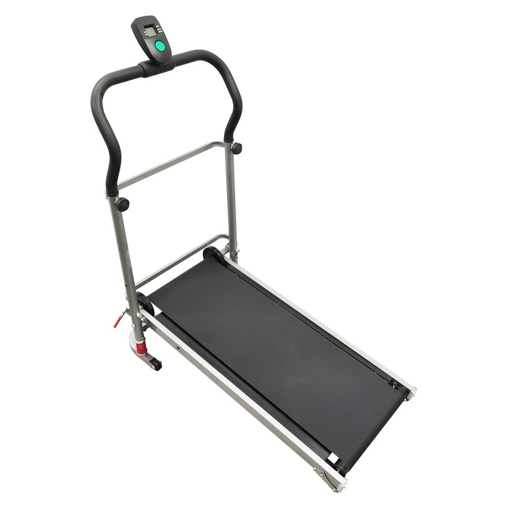 Foldable Mechanical Treadmill Walking Exercise Machine for Home Max Load 242.5LB