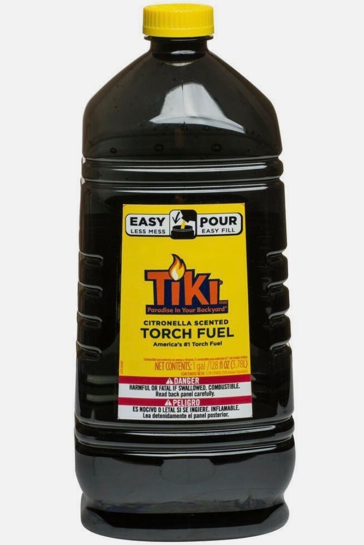 TIKI Citronella Scented Torch Fuel, Easy Pour System, 100 Fl. Oz.