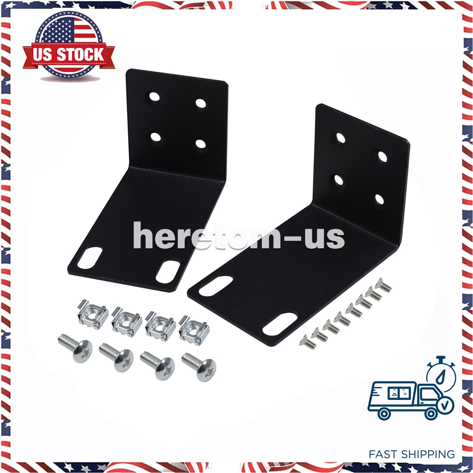 Rack Mount Kit 1U Rack Ear for NETGEAR FS526T FS526Tv2 FS728TS MS510TX MS510TXPP