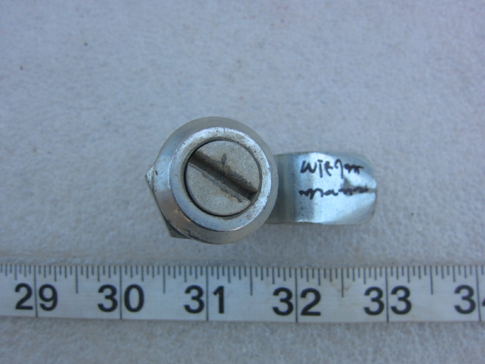Hoffmann Wiegmann EDI Slotted Screwdriver Cam Panel Lock, Used