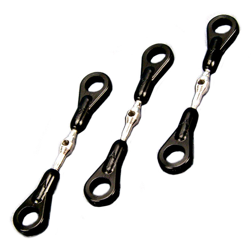 Tarot 450 RC Helicopter Thread Adjustable Servo Linkage Rod 42mm for Trex 450