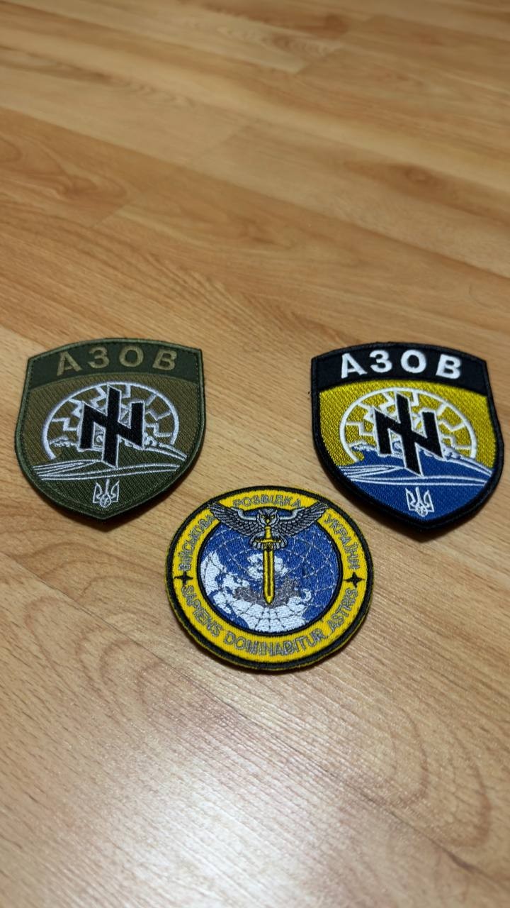 Set 3 pcs Ukrainian Military Patch Collectible Insignia Tactical Uniform Badge