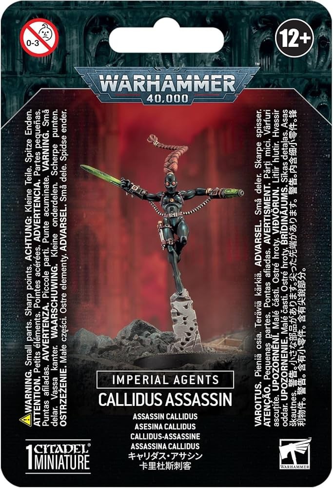 Imperial Agents: Callidus Assassin - Warhammer 40k - Brand New! 52-12C