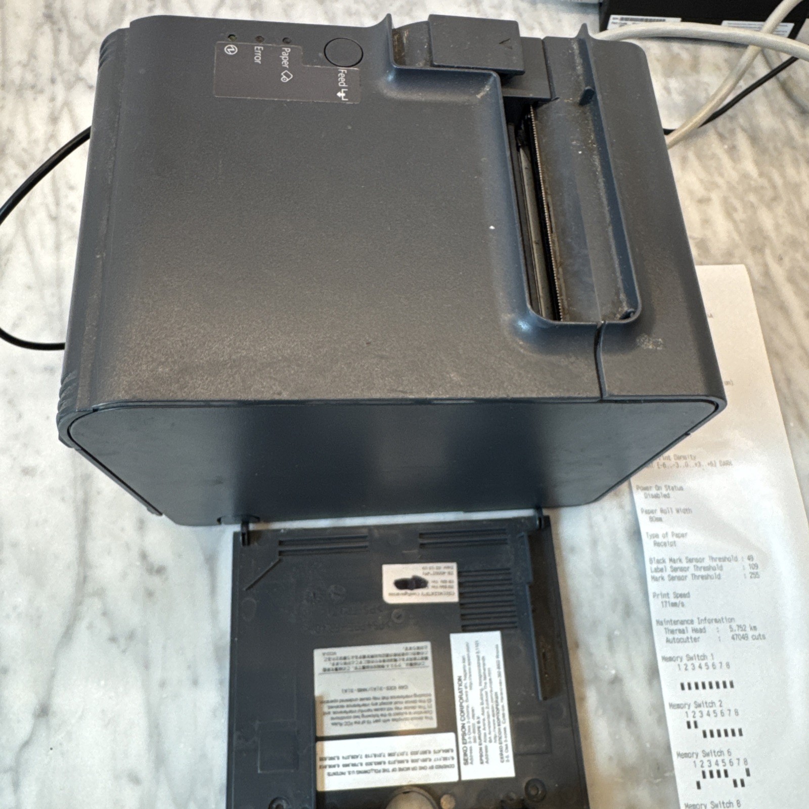Epson TM-L90 M313A Thermal Label Printer with Power Cable