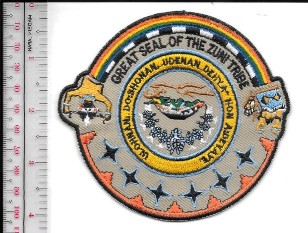 Indian Tribal Seal Zuni Tribe a People of Pueblo of New Mexico Native NO TARIFF