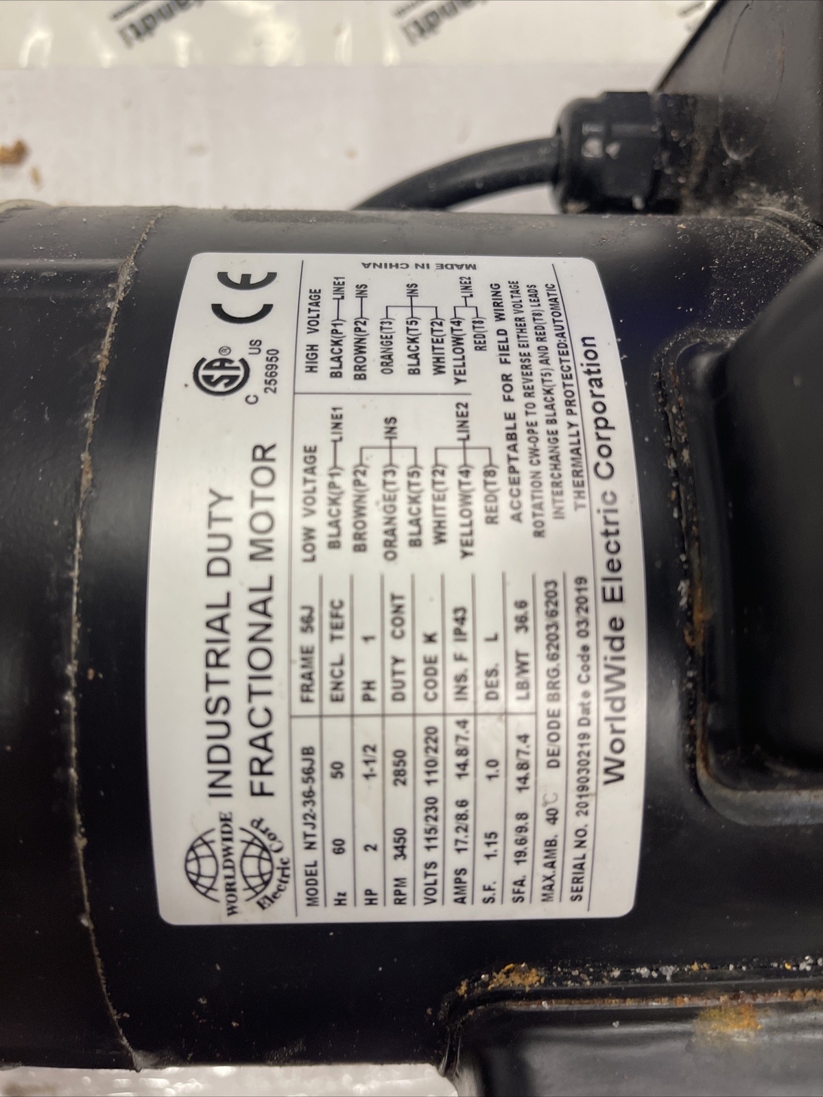 Reeflo Comerical 2hp Aquarium Pump -used 1 Yr
