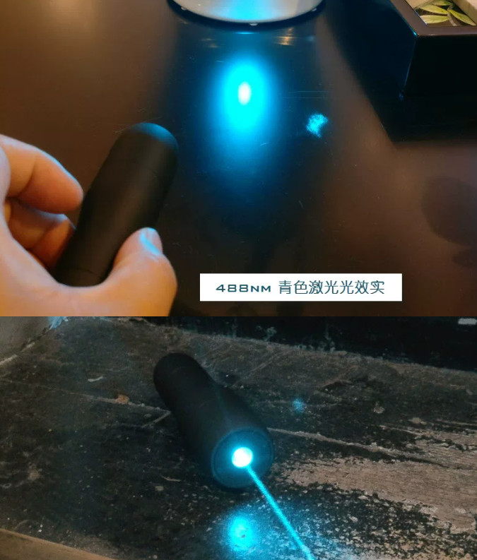 MIni waterproof 488nm 100mw Dot Blue Laser-18350