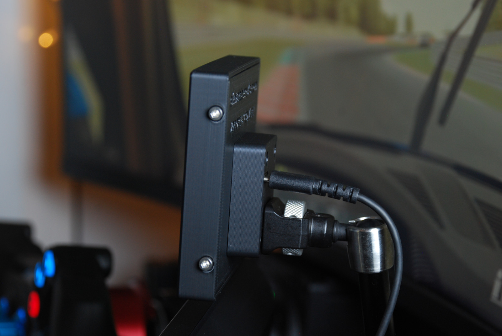 Vocore 4" Square Display Case - Sim Racing Flag Display