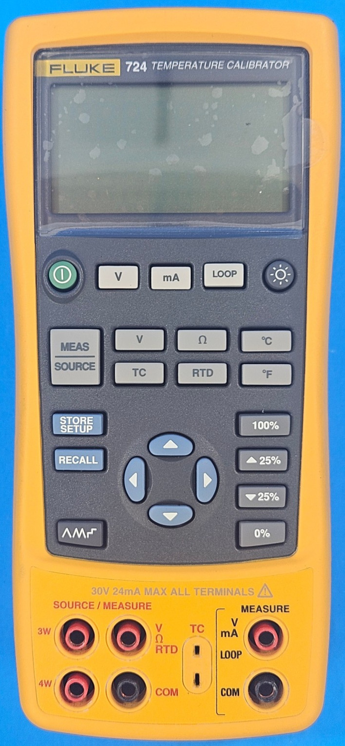 Fluke 724 Temperature Calibrator RTD TC Thermocouple Calibrator