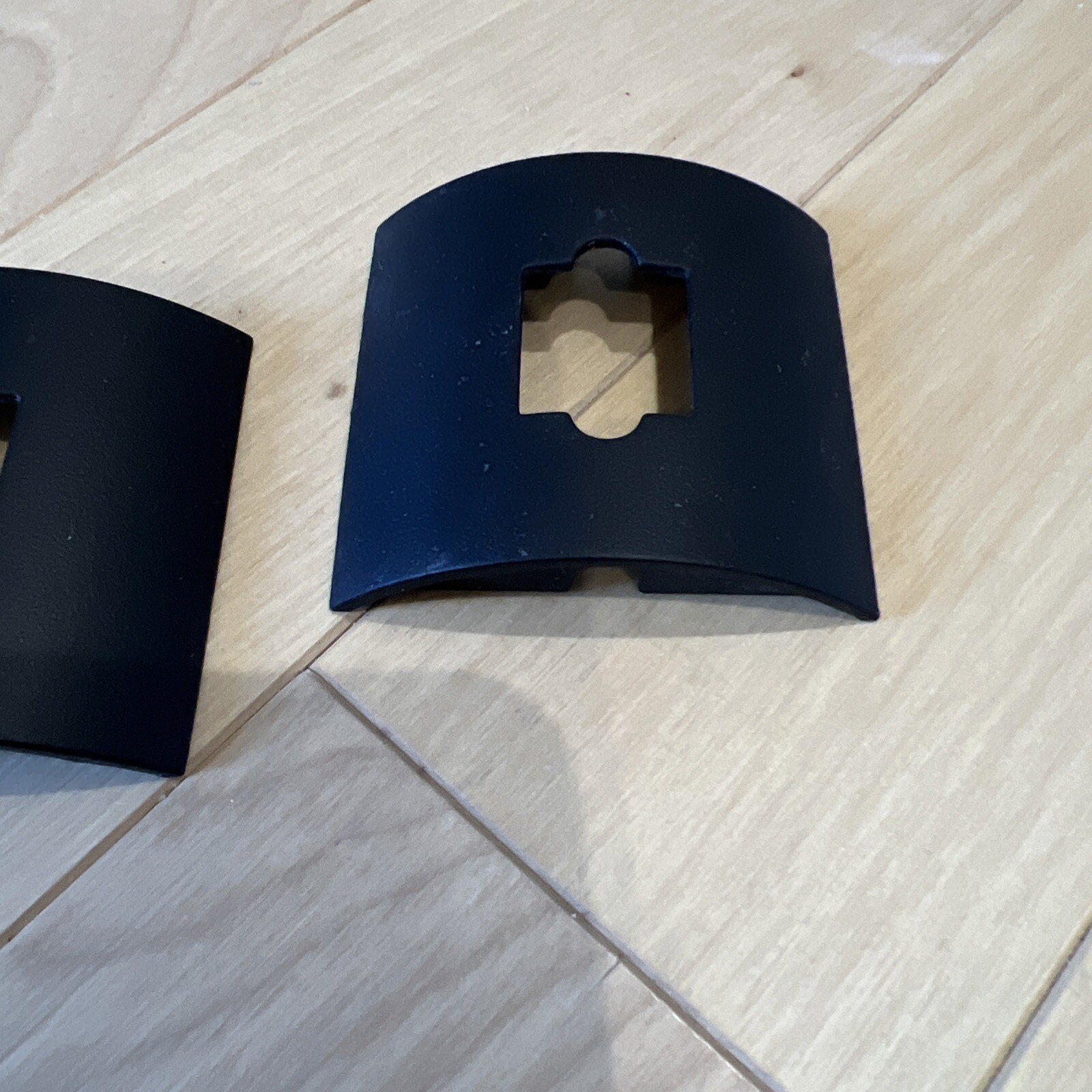 Two (2) Bose wall bracket cover plates BLACK (used)