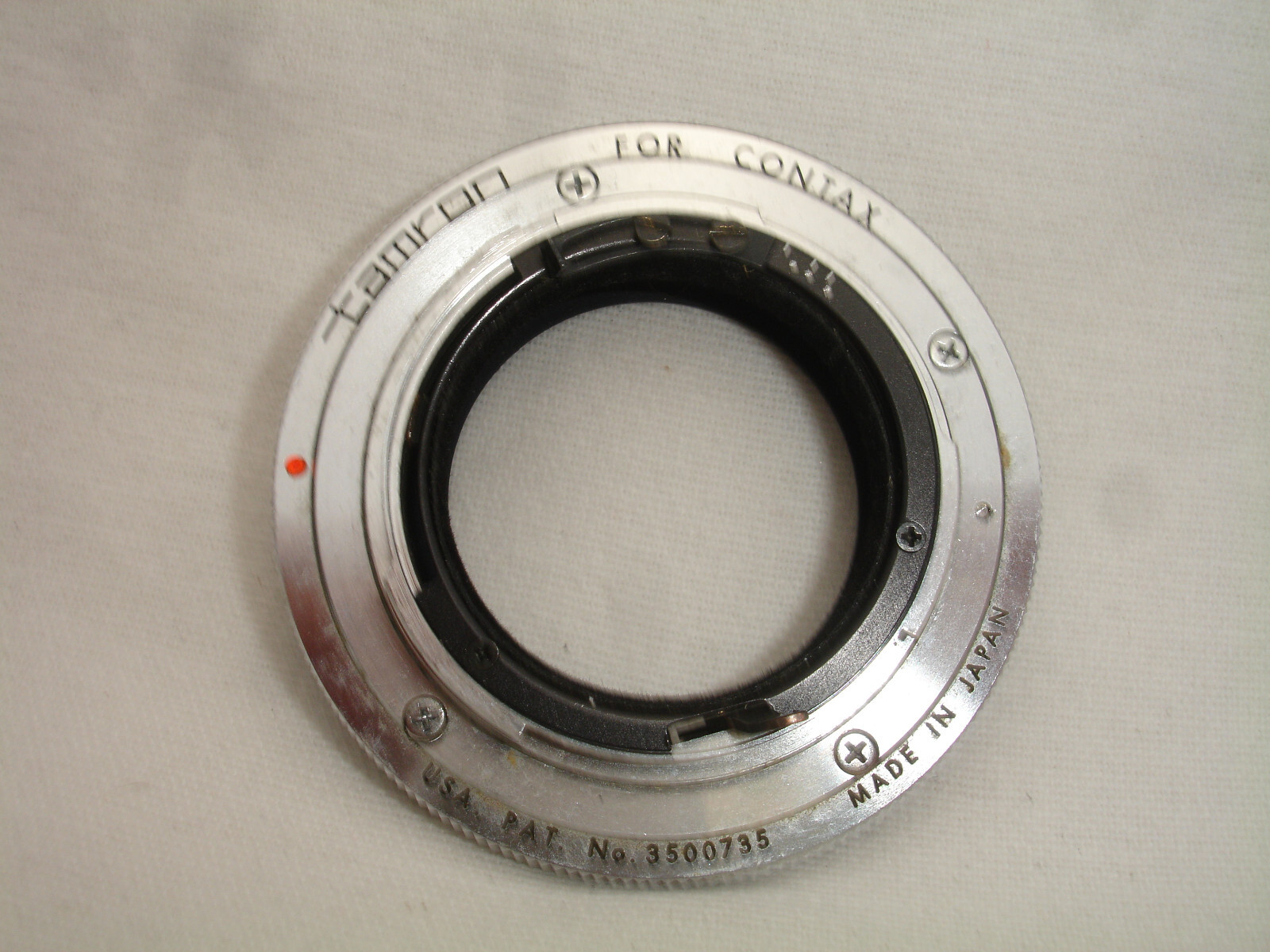 TAMRON ADAPTALL Lens mount adapter for CONTAX RTX camera, older version