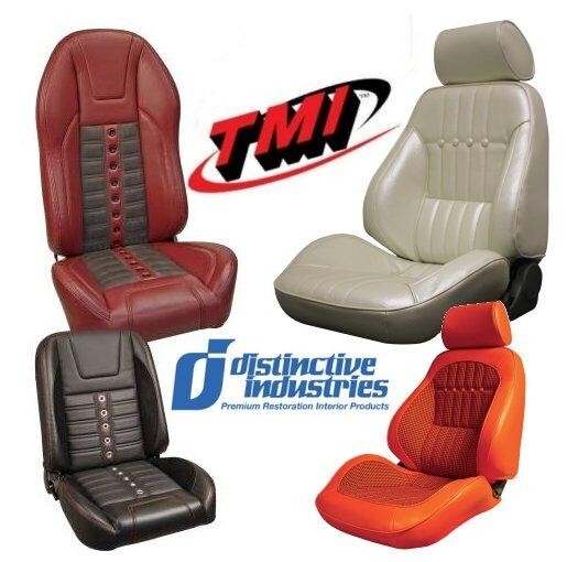 1968 - 1972 Chevy & Oldsmobile; Front Arm Rest Base & Pads - Black