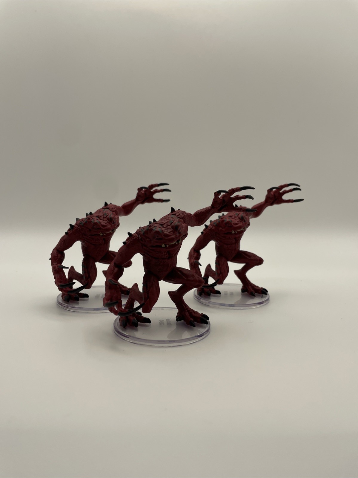 Red Slaad x3 - Monster Menagerie Revisited #33A D&D Icons of the Realms