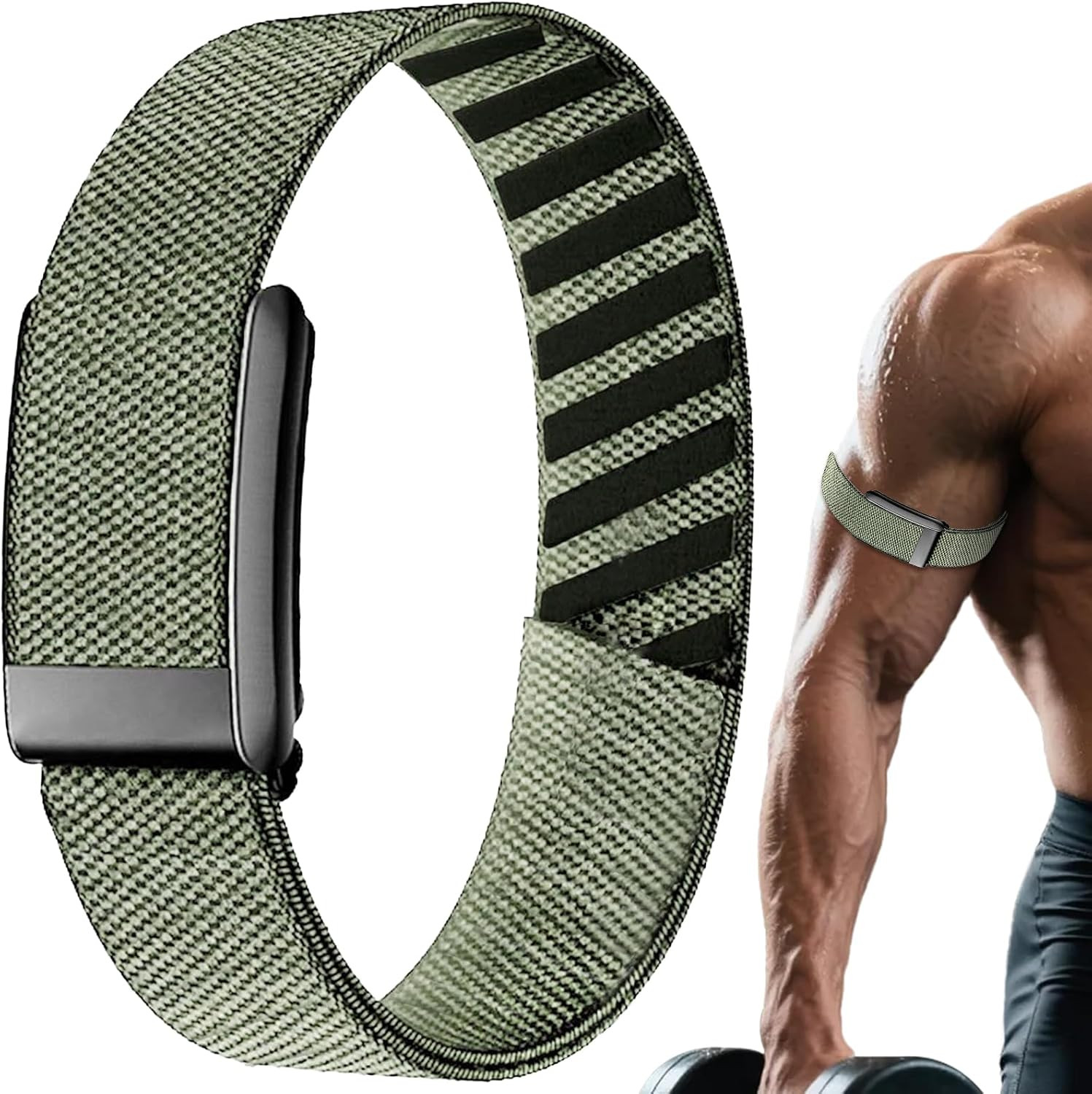 Nylon-Bicep-Bands for Whoop 4.0 Elastic Band - Adjustable Breathable Replacement