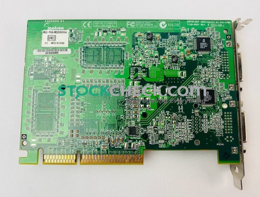 Matrox P65-MDDA8X64 Video Graphic Card