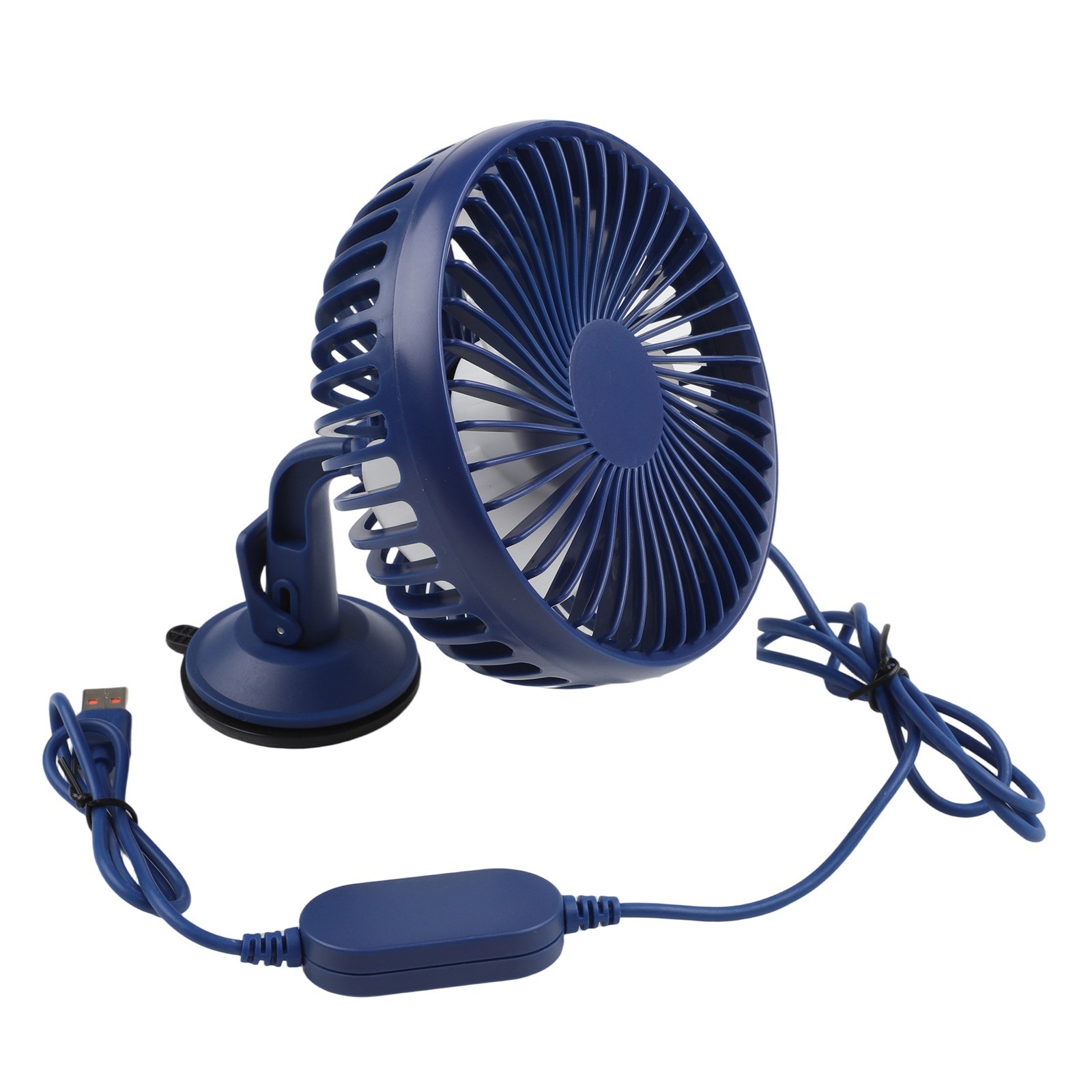 Efficient Car Fan for 12V 24V Systems with Adjustable Speeds and Rotation