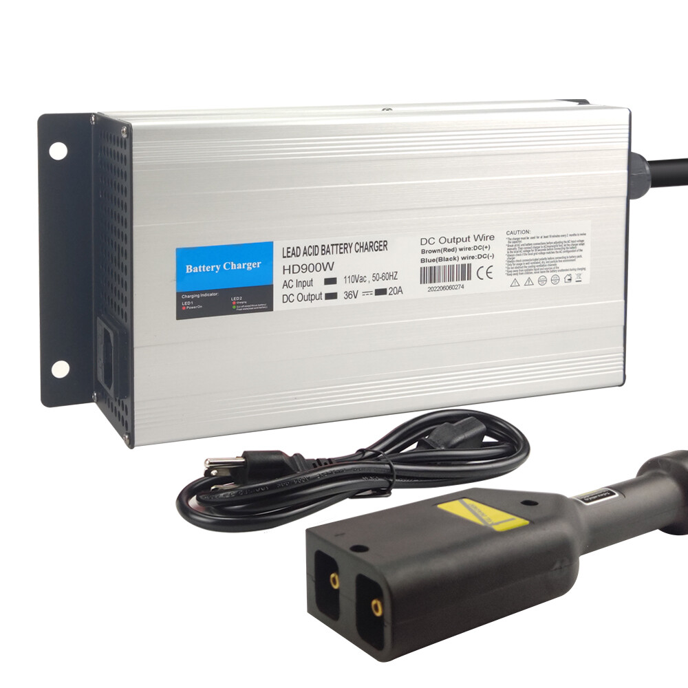 "D" Style Plug 36V 20A Battery Charger Fits For EZGO TXT Golf Cart 1996-UP