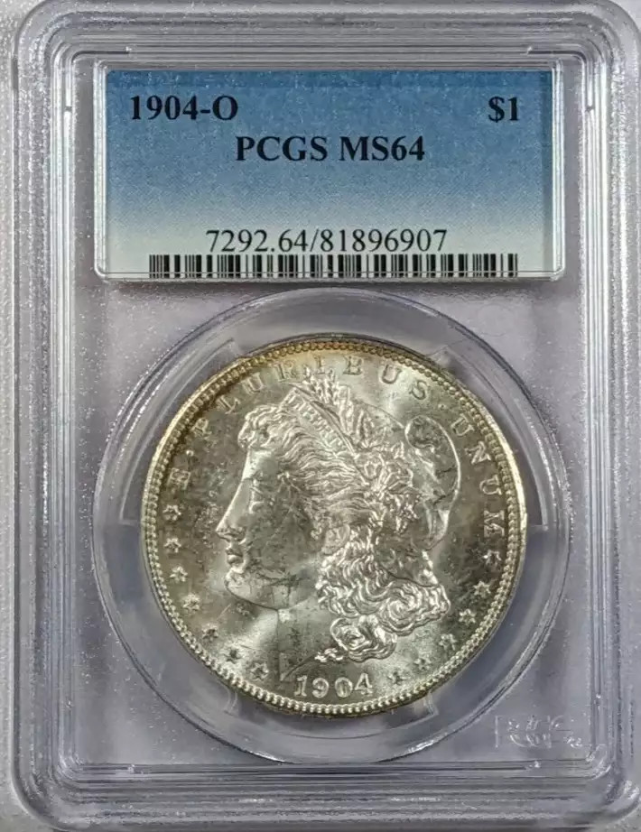 1904 O Morgan Silver Dollar PCGS MS-64