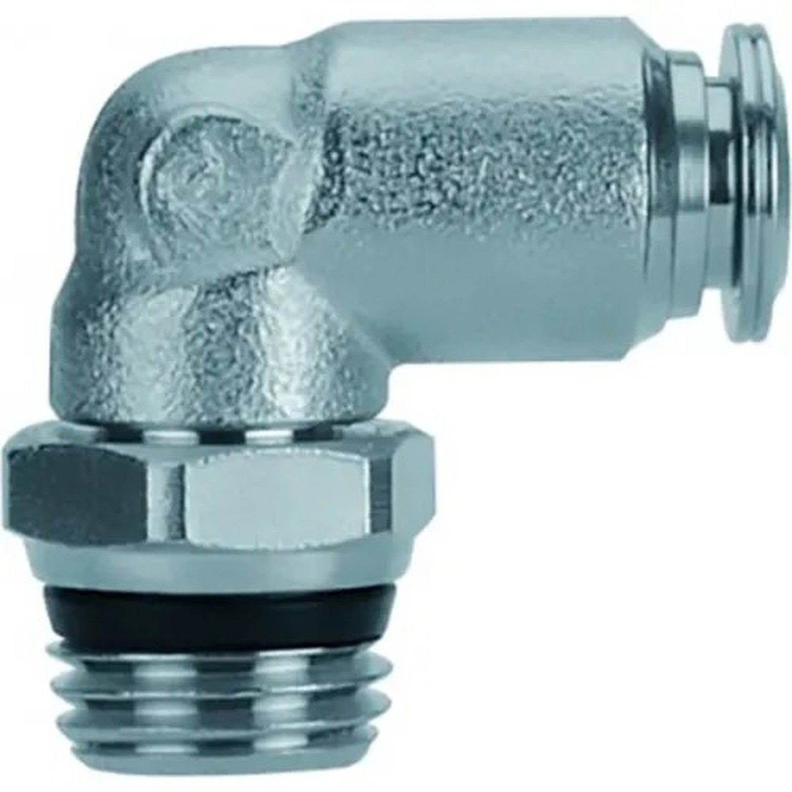 Swivel Male Elbow Metal Release Collet 10mm Tube x 1/2" Swift-Fit - Pkg Qty 10