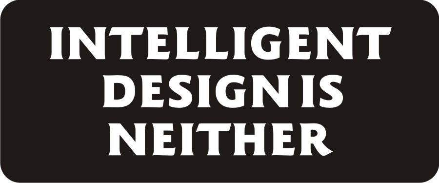 3 - Intelligent Design Is Neither Hard Hat Biker Helmet Sticker Bs347 3