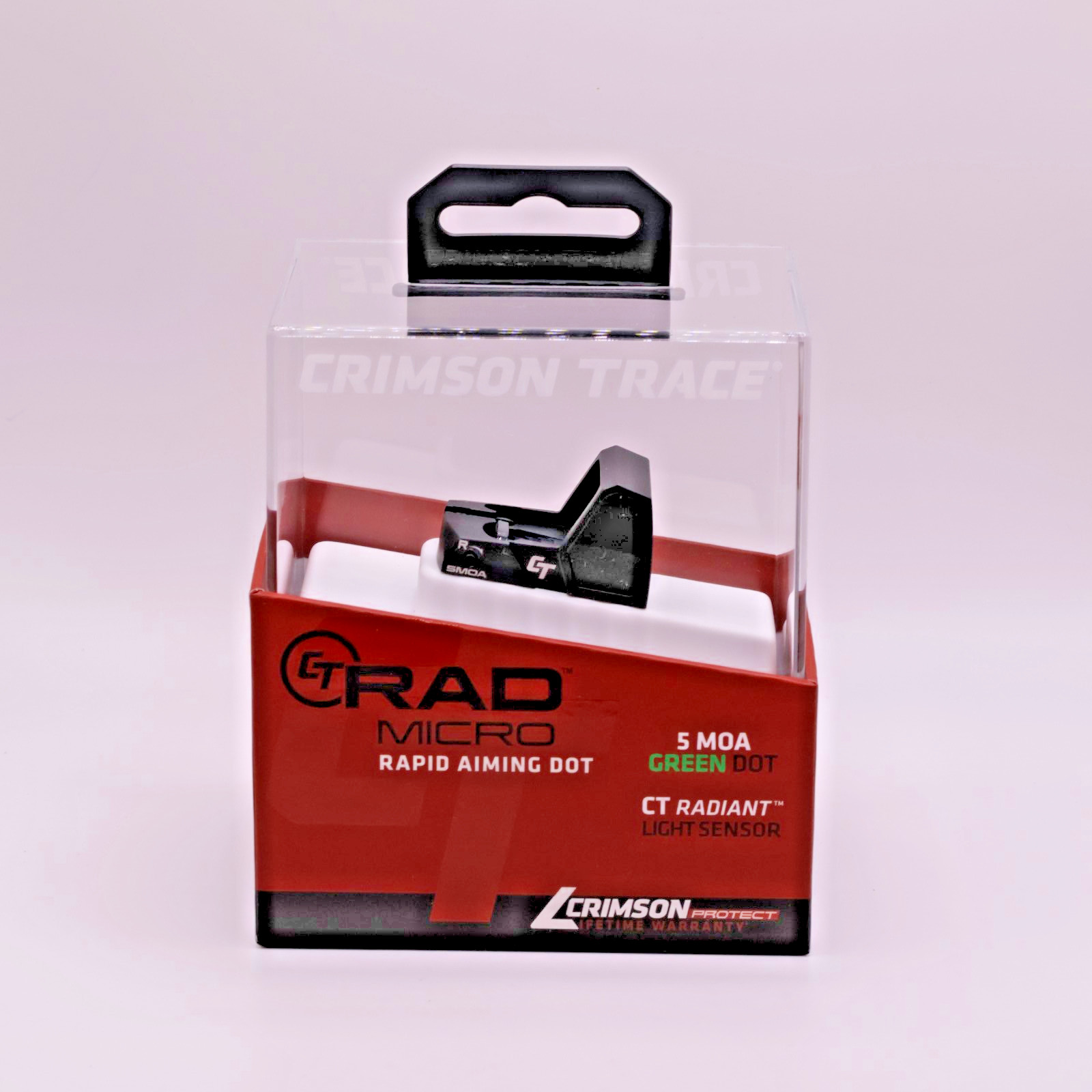 CRIMSON TRACE CT RAD™ Micro Green Dot Sight – 5 MOA