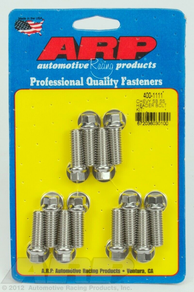 ARP 400-1111 Polished For SB Chevy SS hex header bolt kit