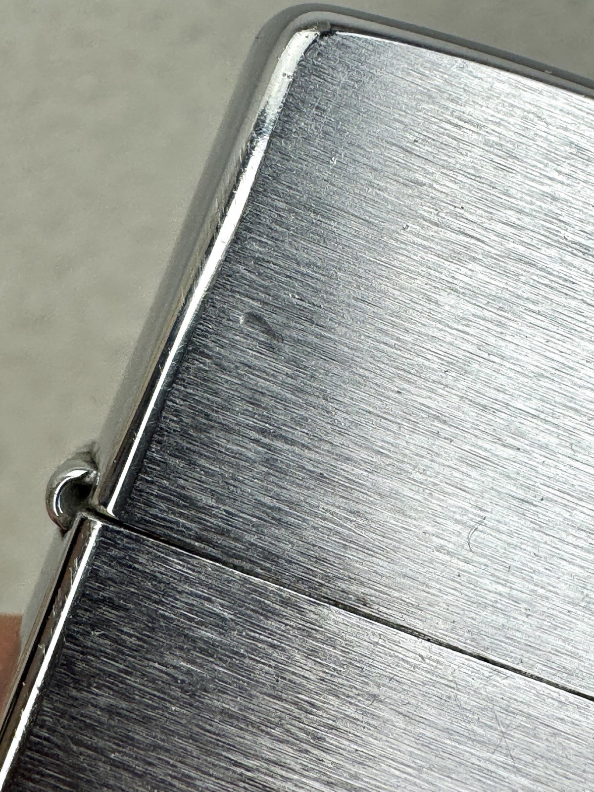 Vintage 1995 Zippo Lighter Plain H (XI) Untested