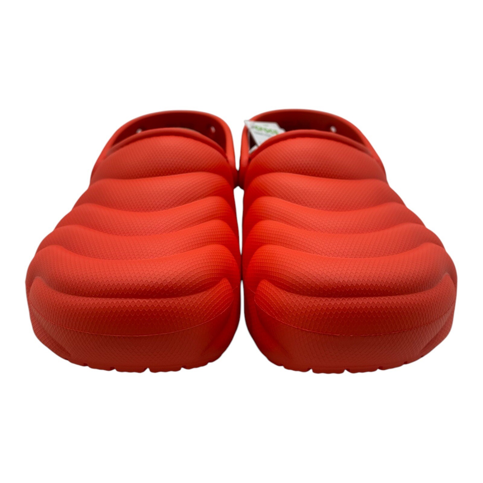 Crocs Classic Lined Overpuff Clogs Mens Size 9 Womens 11 Lava Orange 210059-84J