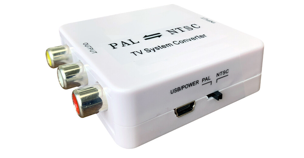 Universal NTSC PAL Video Standard Converter 50/60Hz Field Rate Support