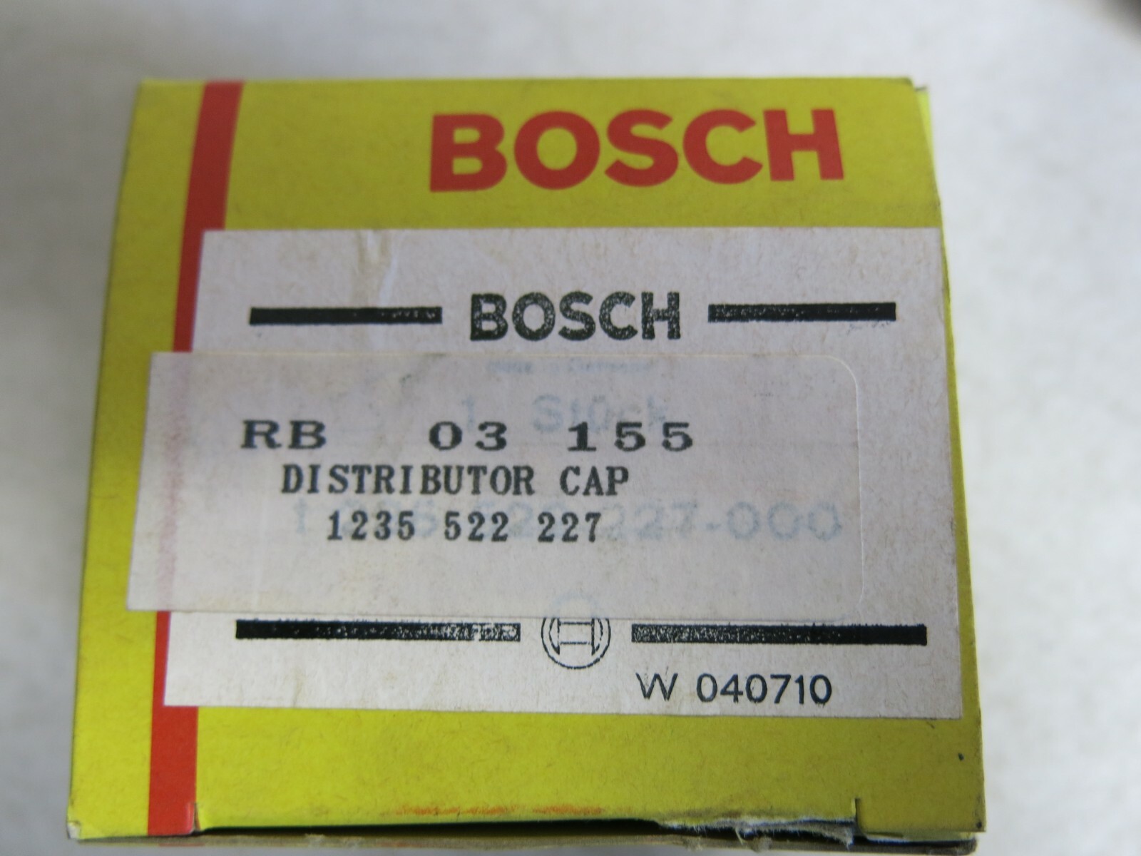 Bosch Distributor Cap (RB 03 155/1235 522 227)