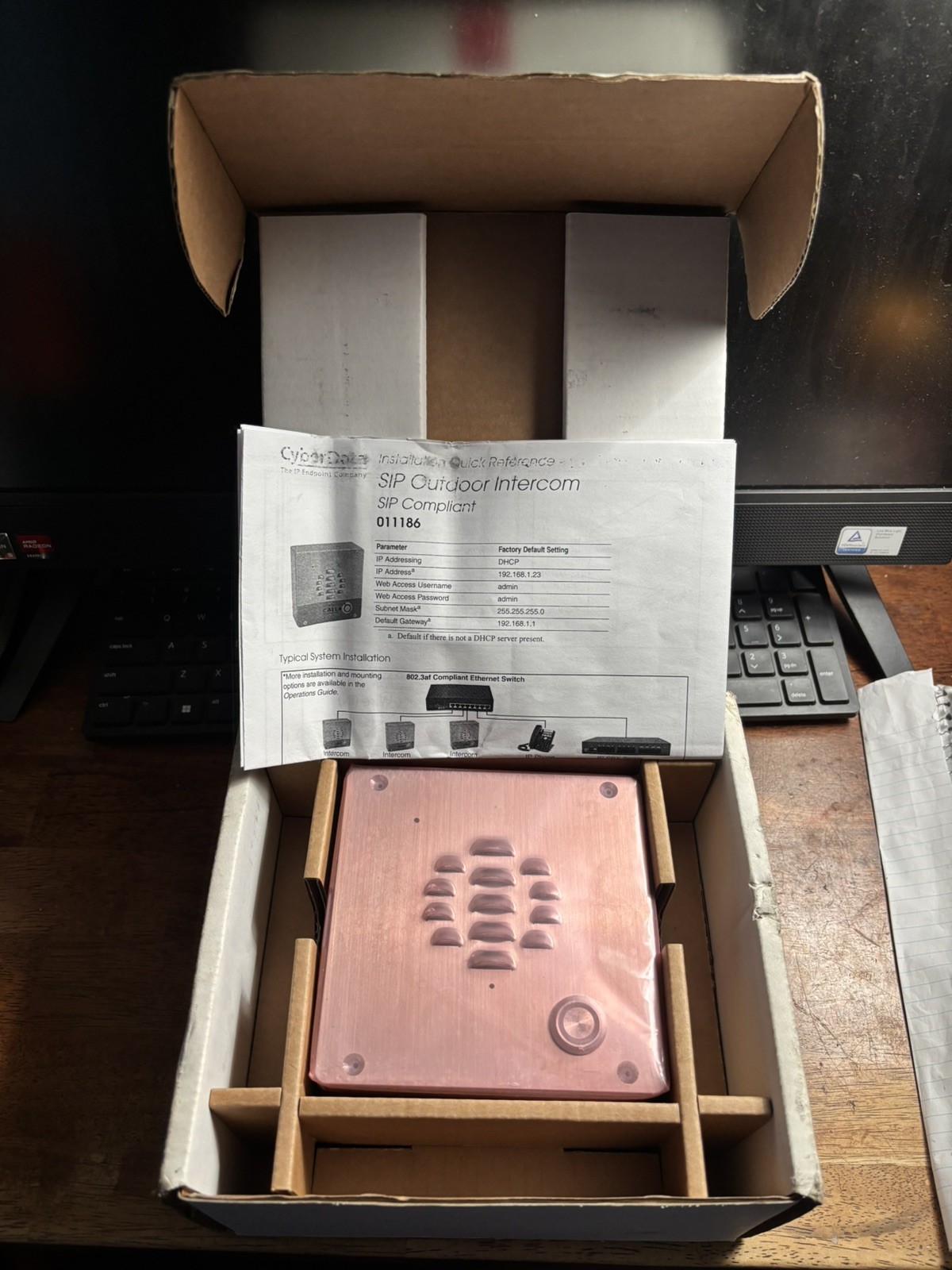 CyberData SIP Outdoor Intercom (011186)