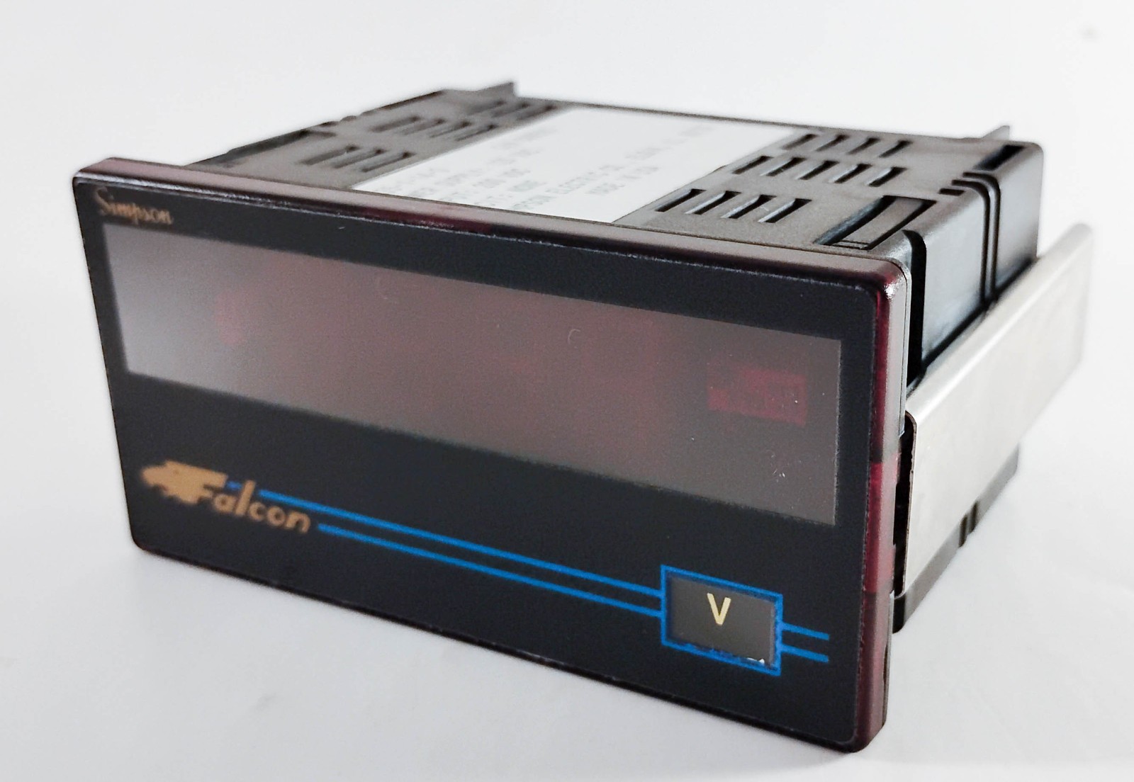 Simpson Falcon Digital Panel Meter Voltmeter 200VDC 120VAC NOS F-35-1-14-0
