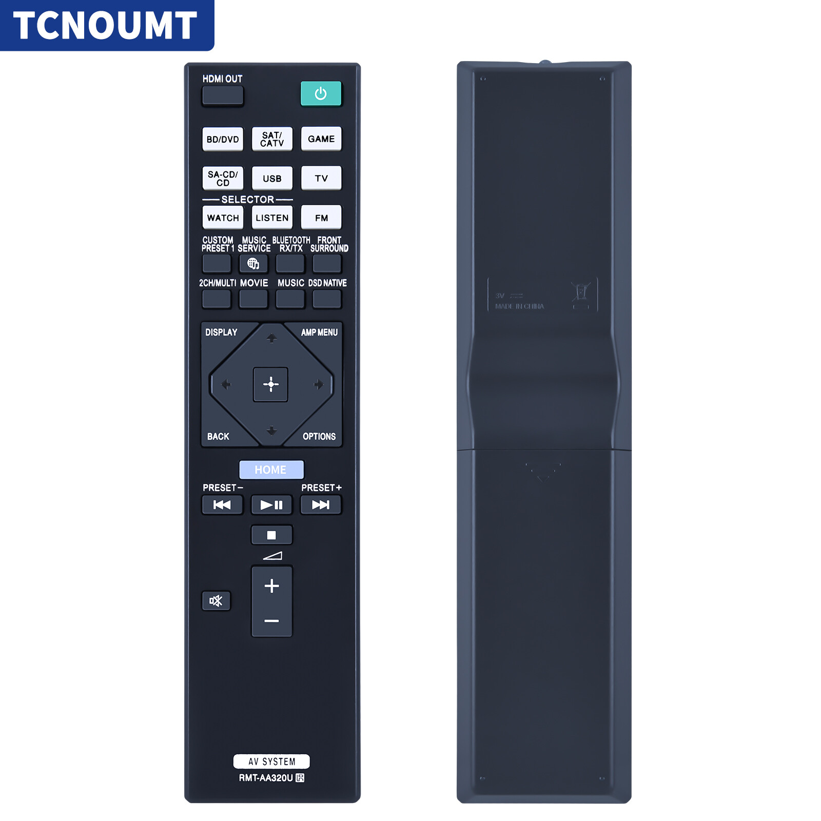 New RMT-AA320U For Sony Multi Channel AV Receiver Remote Control STR-DN1080