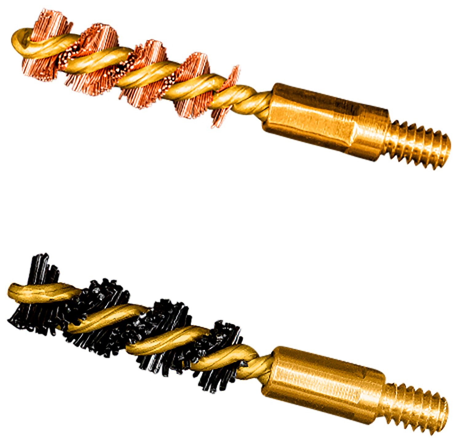 Otis FG317NB Bore Brush Set 17 HMR/177 Cal/177 WSM 5-40" Thread 1" Long Bronze/N