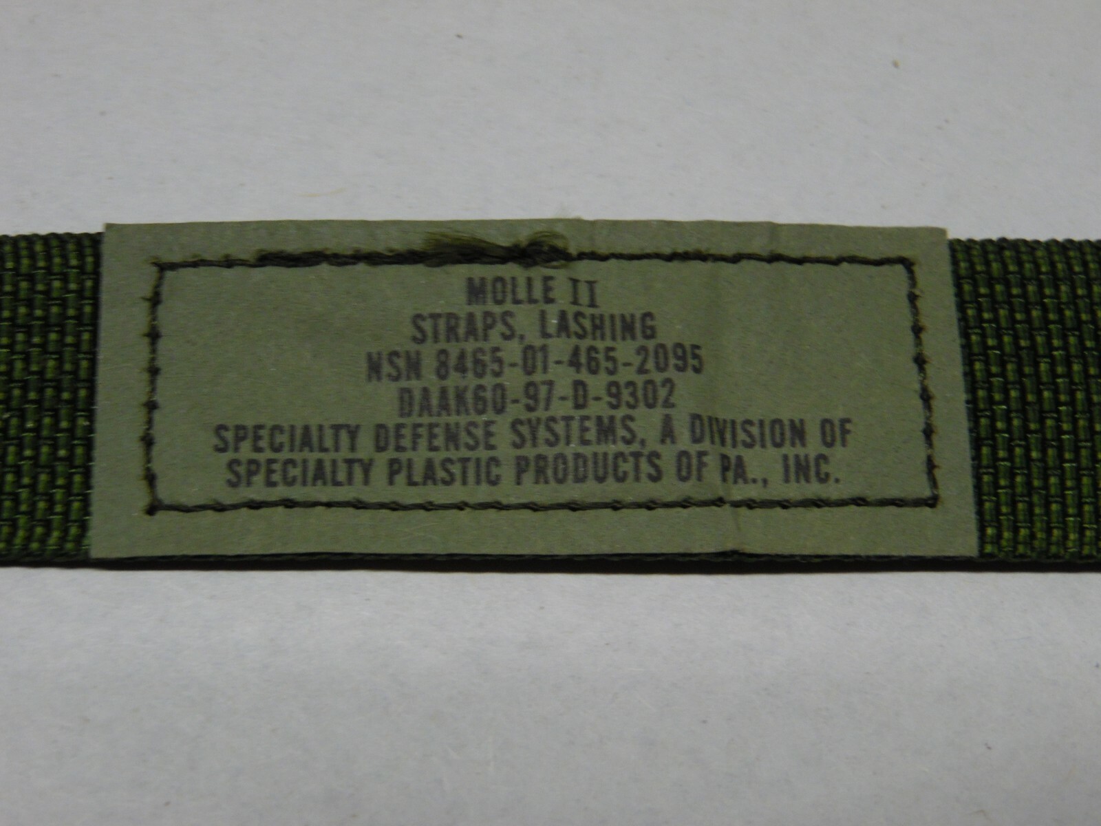 MOLLE II Lashing Strap USGI NOS