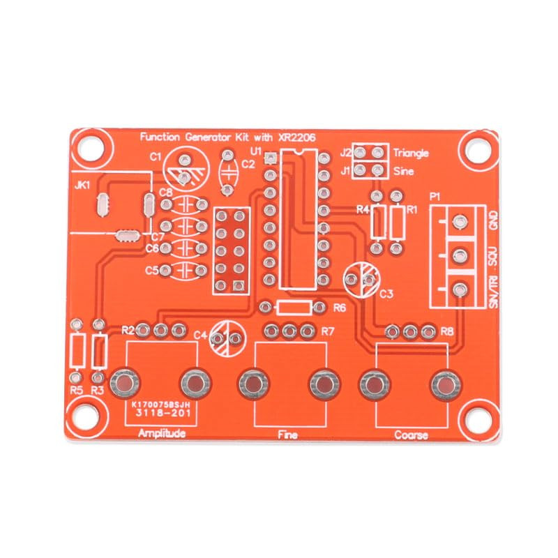 High Precision Function Signal Generator DIY Kit XR2206 Adjustable Frequency Amp