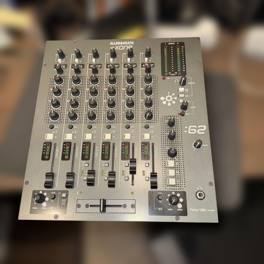 Allen & Heath XONE:62 Professional 6-Channel DJ Mixer Penny Giles VCF w/ Box