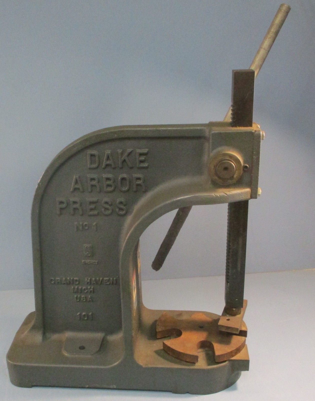 Dake Single Leverage No. 1 Arbor Press Model 101 3 Ton Capacity 901006