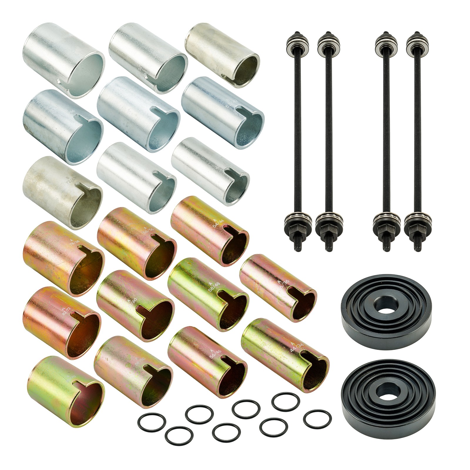 26x Universal Press and Pull Sleeve Kit Bush Bearing Removal Insertion Tool