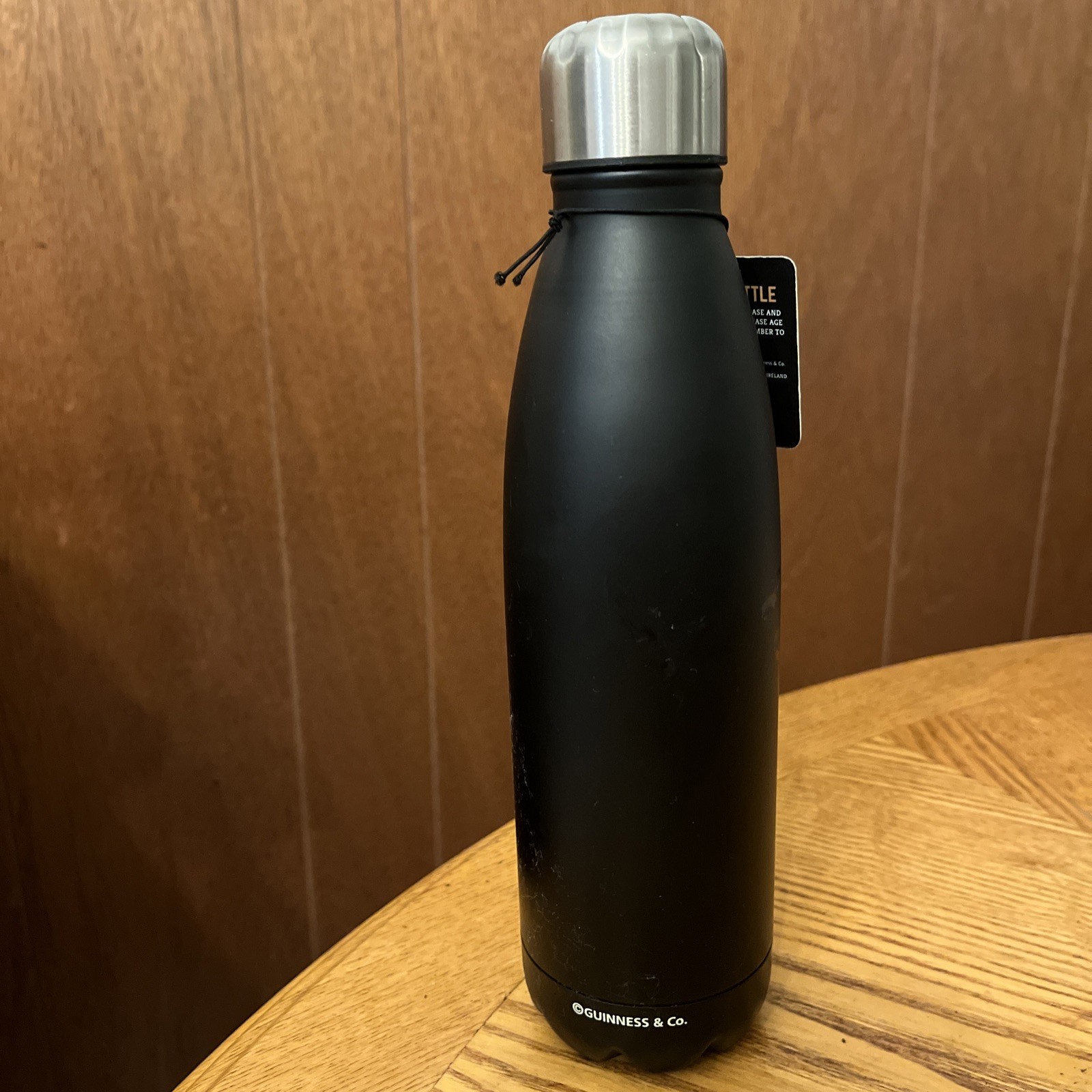 Genuine Guinness Aluminum Water Bottle