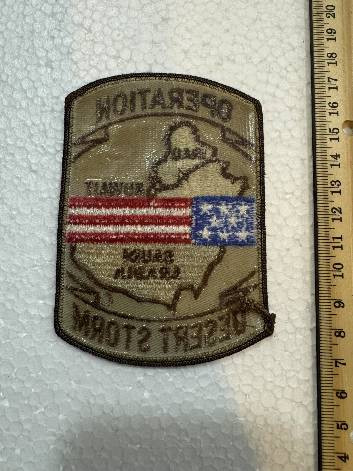 US Army Operation Desert Storm 4" Square Patch