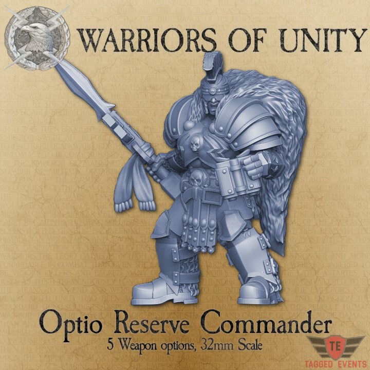 Wargames Compatible - Warriors of Unity - Reserve Commander, Thunder Cohort