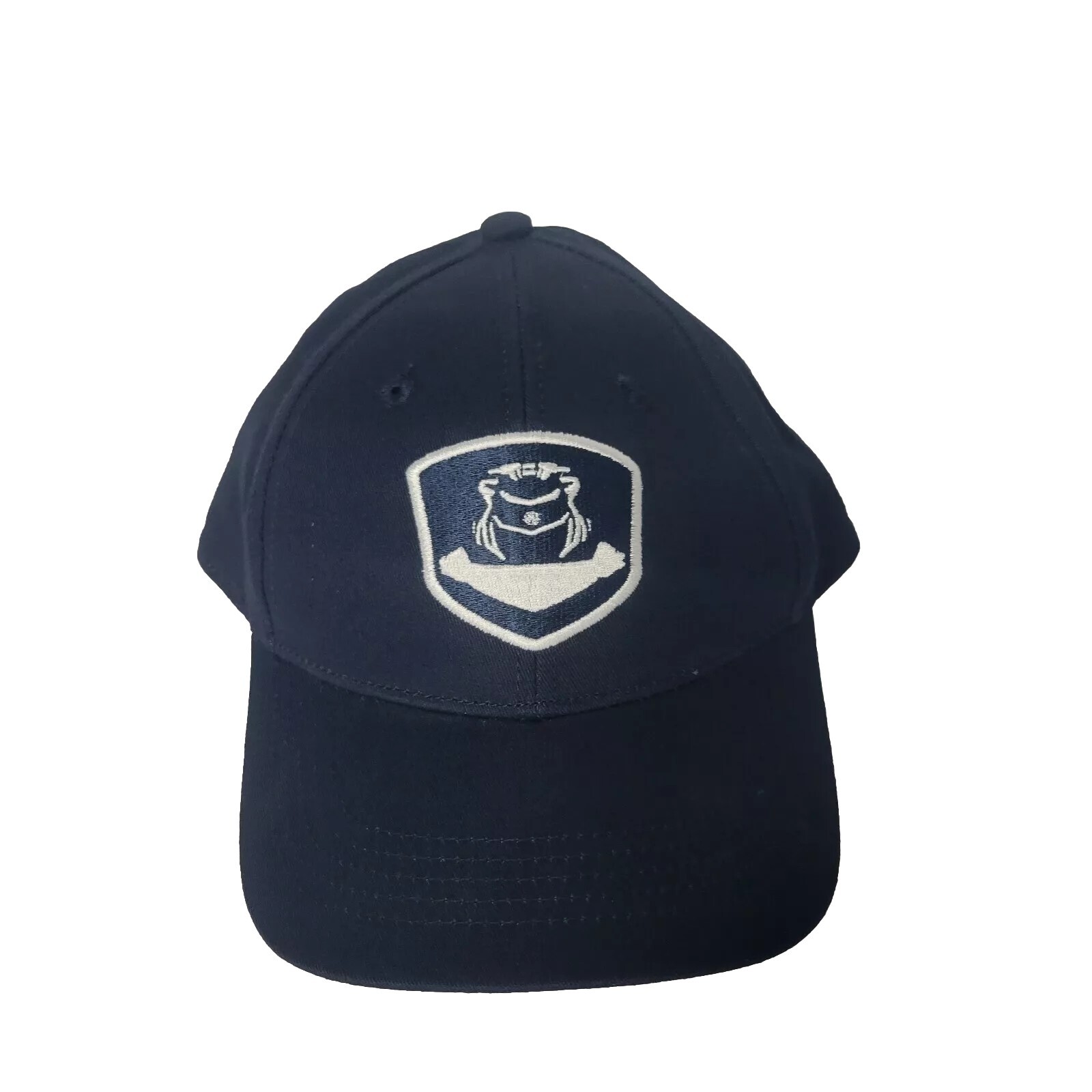 Yamaha Mens Low Profile Navy Blue Waverunner Angles Adjustable Cap Hat