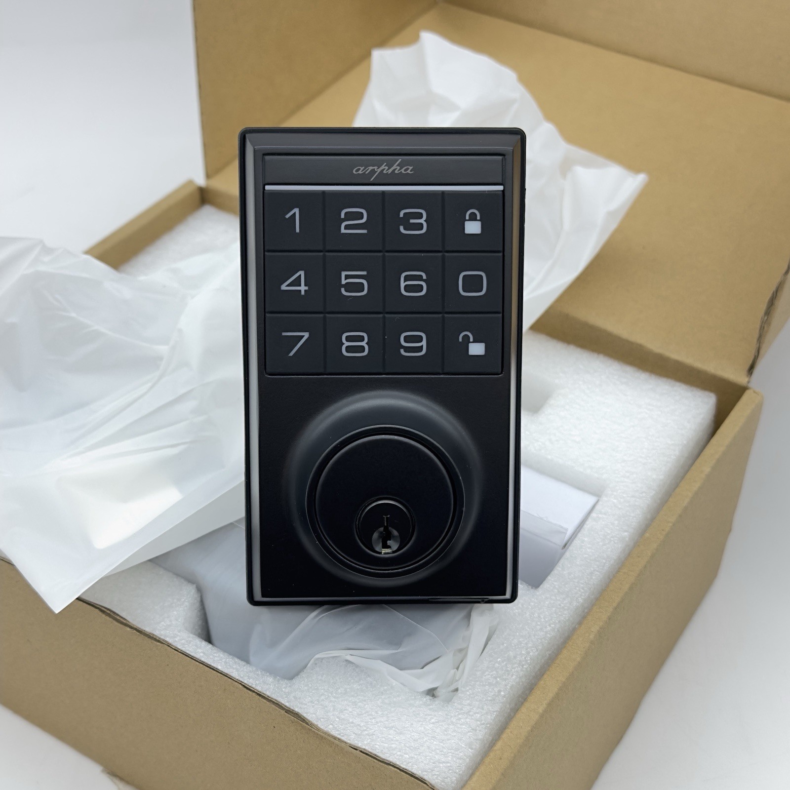 Arpha Smart Lock Keypad Keyless Code Auto Lock D100 Deadbolt Mechanical Key NEW
